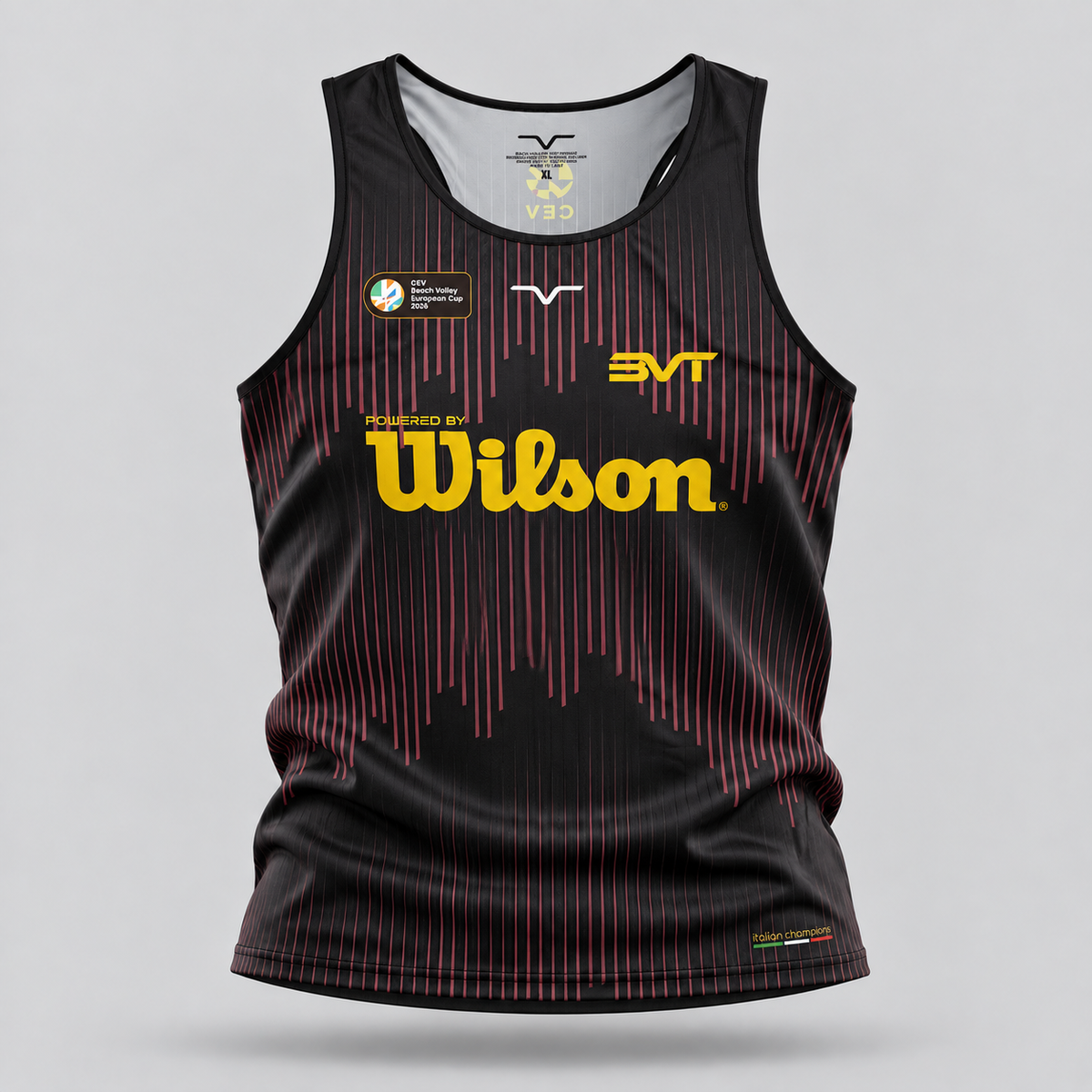 Canotta da beach volley granata – CEV European Cup 2026 Limited Edition