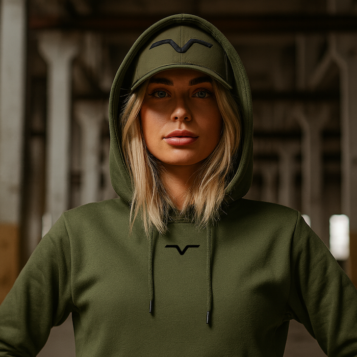 Hoodie Army OTL Verde Militare