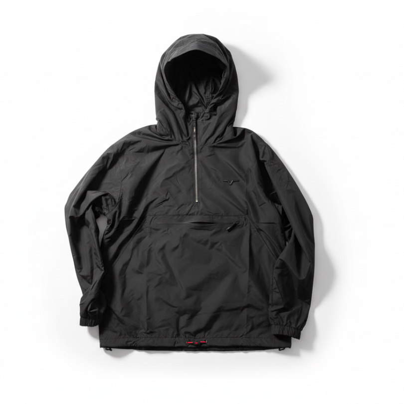 Antivento Nero con Tasca