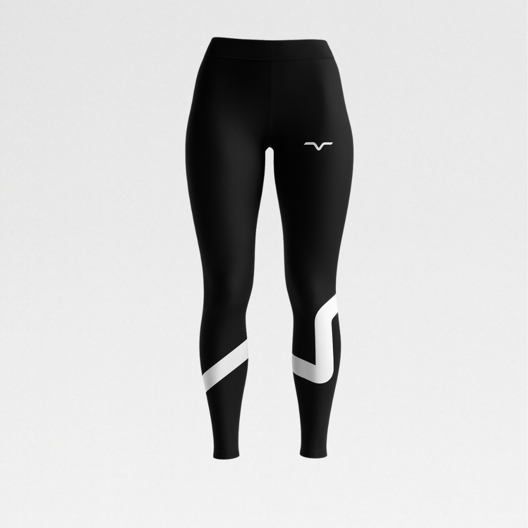 Leggins Donna - OTL Nero Logo Bianco