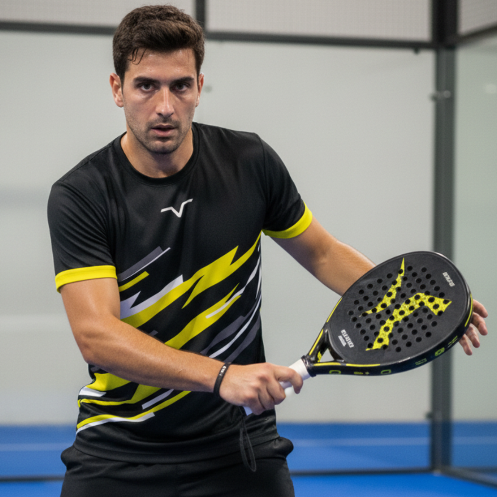 T-SHIRT PADEL OTL NERO