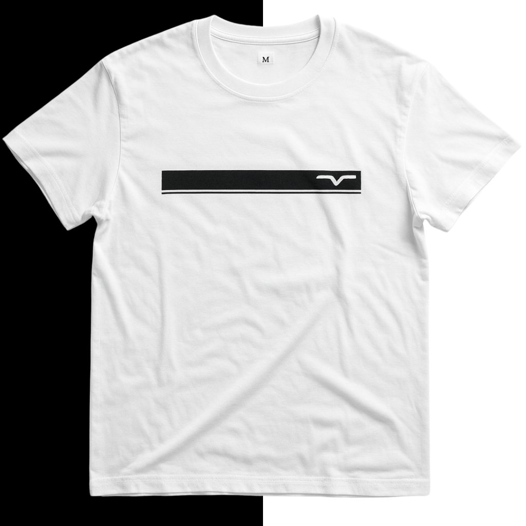 T-Shirt OTL Bianca - Linea Nera