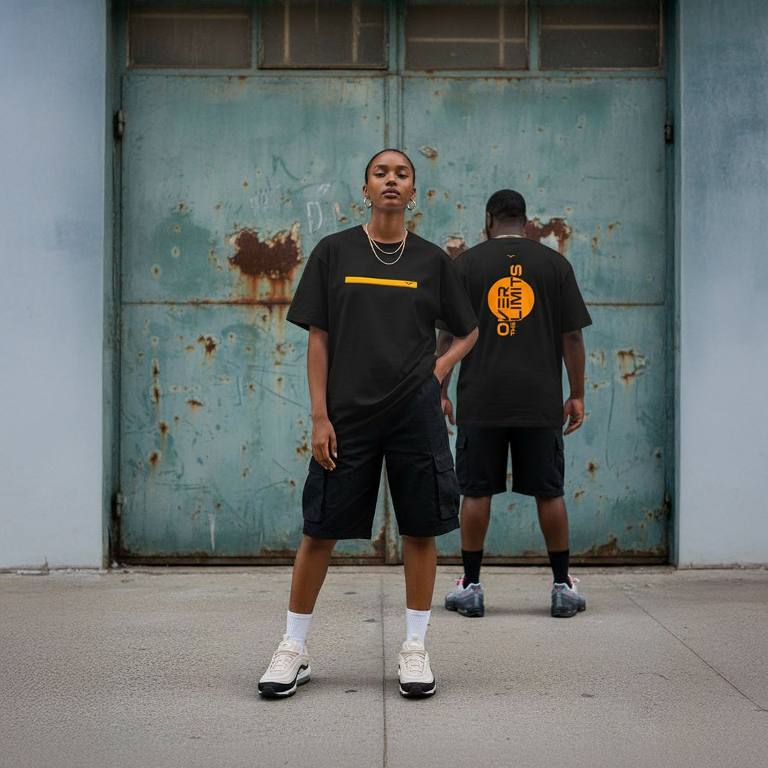 T-Shirt OTL Nera - Gialla